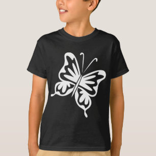 Retro Butterfly - White T-Shirt