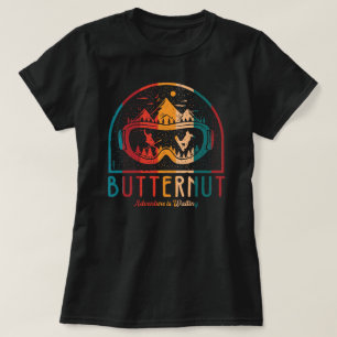 Retro Butternut Ski Adventure is Waiting T-Shirt
