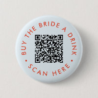 Retro Buy the Bride a Drink Bachelorette Party QR 