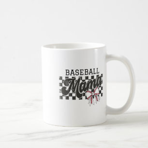 Retro Bysebyll Mama Chequered Bysebyll For Mum Mot Coffee Mug