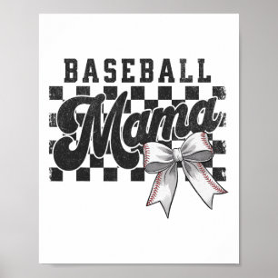 Retro Bysebyll Mama Coquette Bow Cute Softbyll Gam Poster