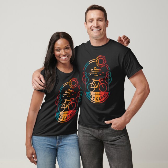 Retro C and O Canal Bike Trail. T-Shirt (Unisex)