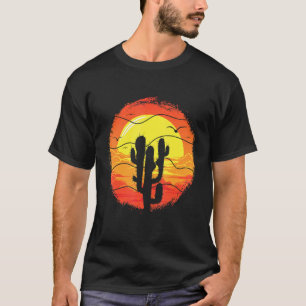 Retro Cactus Plant Pots Cute Plant Gardening 2 T-Shirt