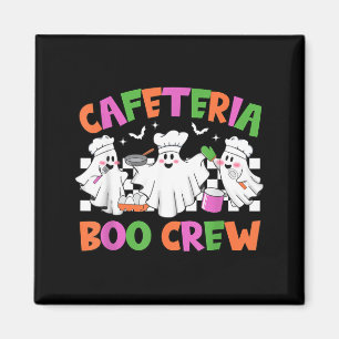 Retro Cafeteria Boo Crew Cafeteria Worker Magnet