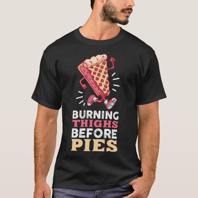 Retro Cake Runner Jogger & Marathon T-Shirt (Front)