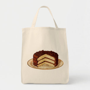 Retro Cake Tote Bag