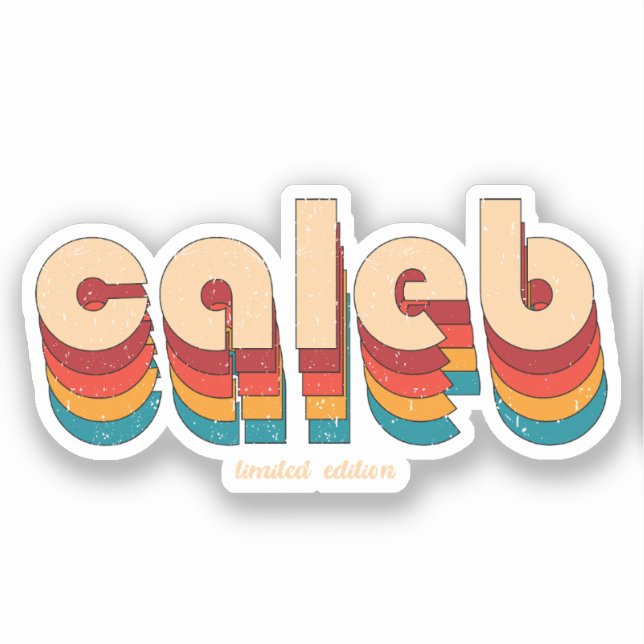 Retro Caleb Name (Front)