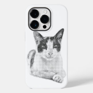 Retro Calico Halftone Case-Mate iPhone 14 Pro Case