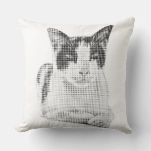 Retro Calico Halftone Cushion