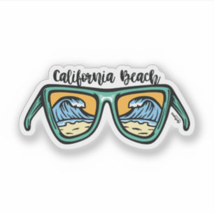 Retro California Beach both sides.