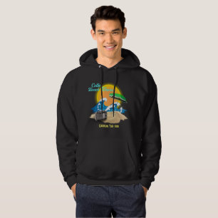 Retro Callie Beach Waves Template Band Tour  Hoodie