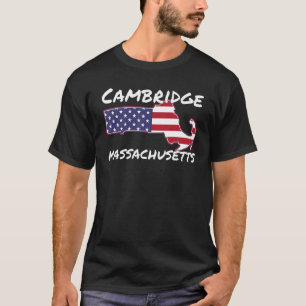 Retro Cambridge MA Massachusetts Apparel Souvenir T-Shirt