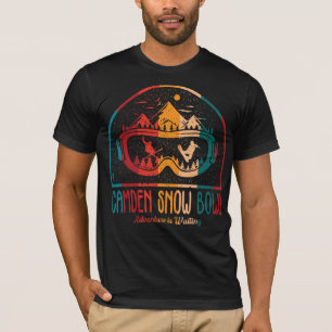 Retro Camden Snow Bowl Ski Adventure T-Shirt