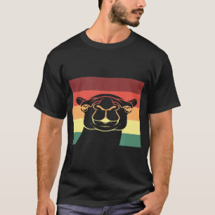 Retro Camel Dessert Animal I Vintage Dromedary T-Shirt