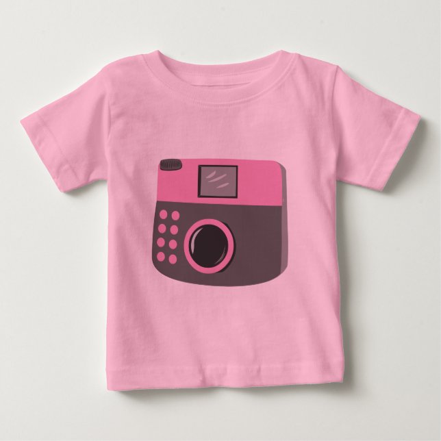 Retro Camera Baby T-Shirt (Front)