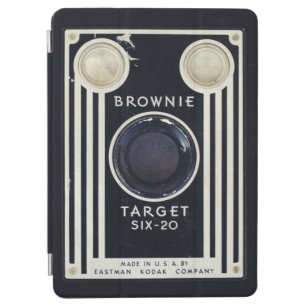 Retro camera brownie target. iPad air cover