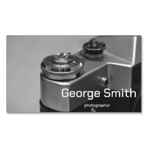 Retro camera 	Magnetic business card