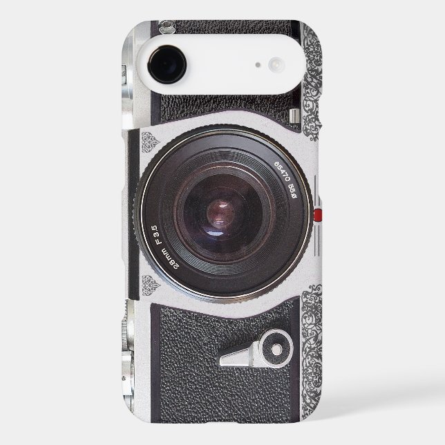 Retro Camera Scroll FX iPhone 4/4S Barely There Case-Mate iPhone Case (Back)