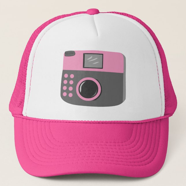 Retro Camera Trucker Hat (Front)
