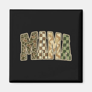 Retro Camo Hunting Mama Old Camo Mom  Magnet