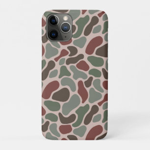 Retro Camo (red green) iPhone 11 Pro Case