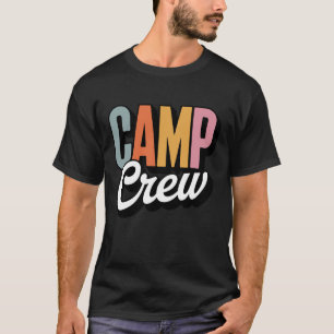 Retro Camp Crew Summer Camping For Friends & Famil T-Shirt