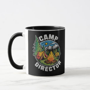 Retro Camp Director Camping Summer Camp Funny Camp Mug