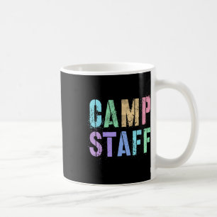 Retro Camp Staff Summer Campground Crew Counsellor Coffee Mug