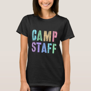 Retro Camp Staff Summer Campground Crew Counsellor T-Shirt
