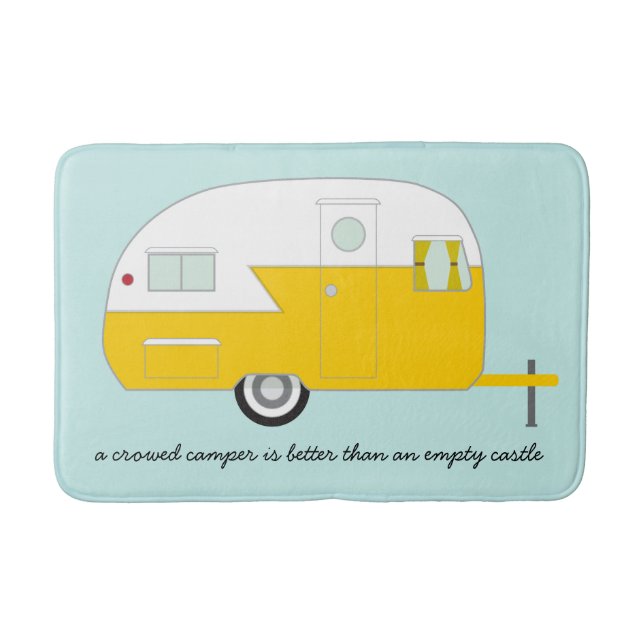 Retro Camper Bath mat (Front)