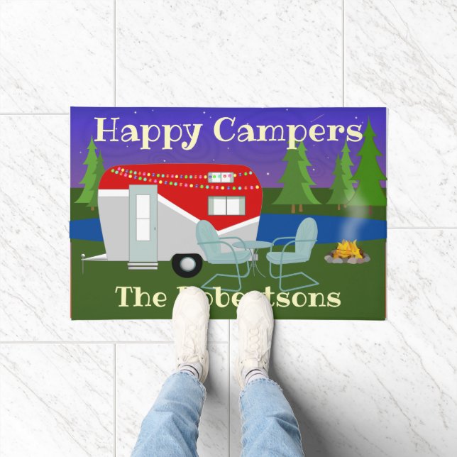 Retro Camper Door Mat (Indoor)
