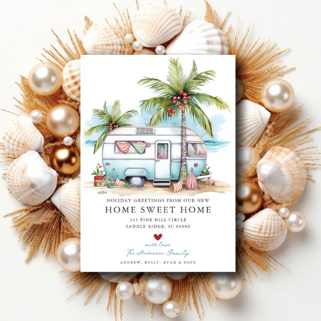 Retro Camper Holiday Moving Announcement (Creator Uploaded)