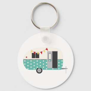 Retro Camper Key Ring