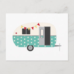 Retro Camper Postcard