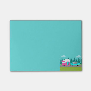 Retro Camper / Trailer and Car Post-It Notes