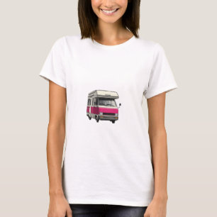 Retro Camper Van Illustration T-Shirt