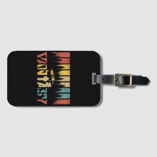 Retro Camper Van Life - Vintage Vanlife Luggage Tag