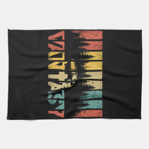 Retro Camper Van Life - Vintage Vanlife Tea Towel