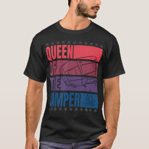 Retro Camping Idea For Rv Campers - Queen Of The C T-Shirt