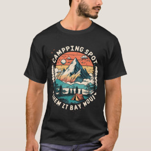 Retro Camping Spot T-Shirt – Adventure Mountain an