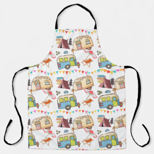 Retro Camping theme Apron