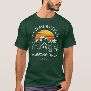 Retro Camping Vacation Matching Family Trip T-Shirt