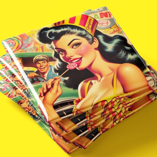 Retro Candy Girl Magnet (Creator Uploaded)