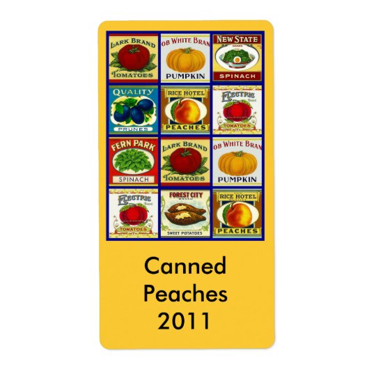 Retro Canning Jar Labels Label Canned Goods Canner