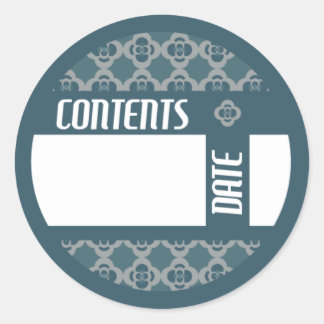 Retro Canning Lid Label