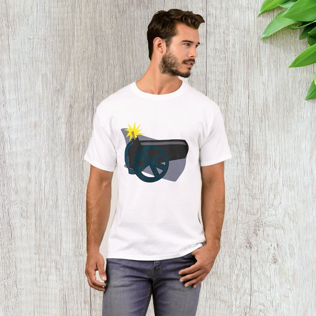 Retro Cannon Mens T-Shirt (Creator Uploaded)