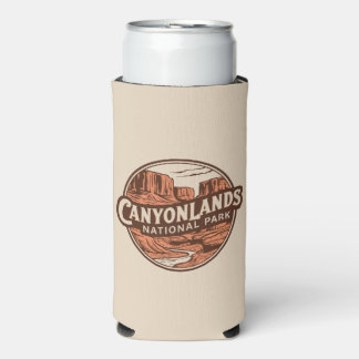 Retro Canyonlands National Park  Seltzer Can Cooler