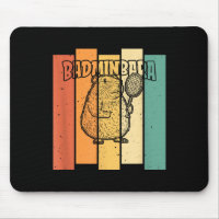 Retro Capybara Shuttle - Vintage Badminton Badminb