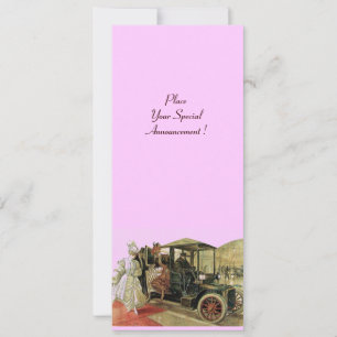 RETRO CAR , AUTO RESTORATION 2,red yellow pink Announcement