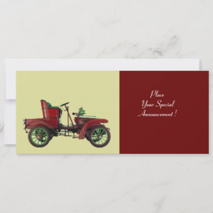 RETRO CAR , AUTO RESTORATION ,black Announcement